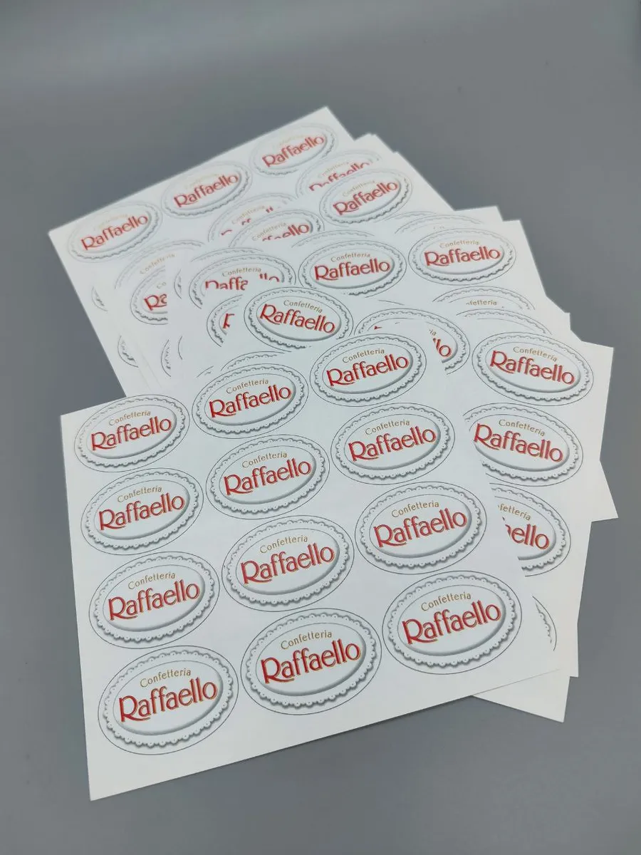 Наклейки на Рафаэлло, 120 шт.