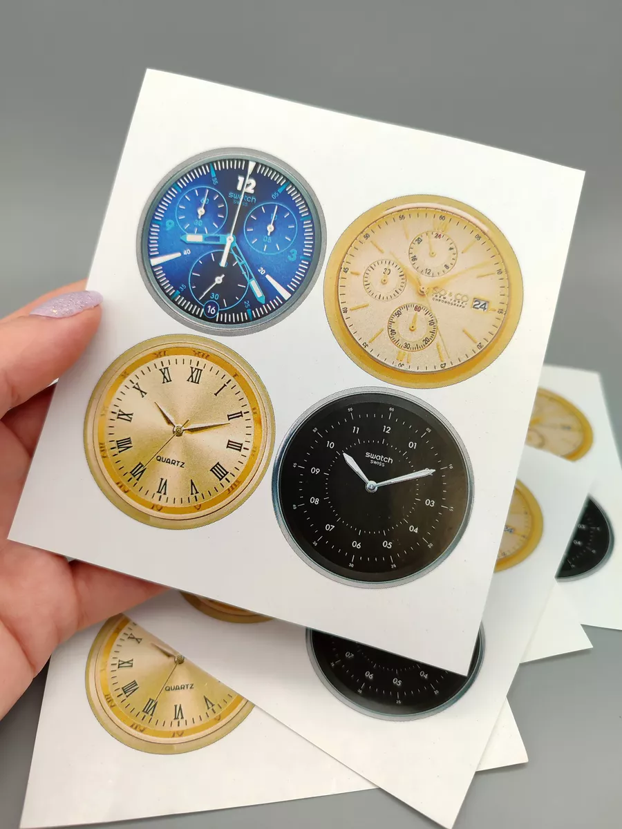 Наклейки на Часы, 40 шт.