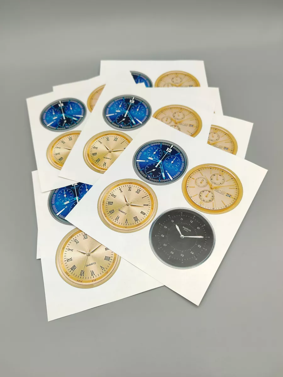 Наклейки на Часы, 40 шт.