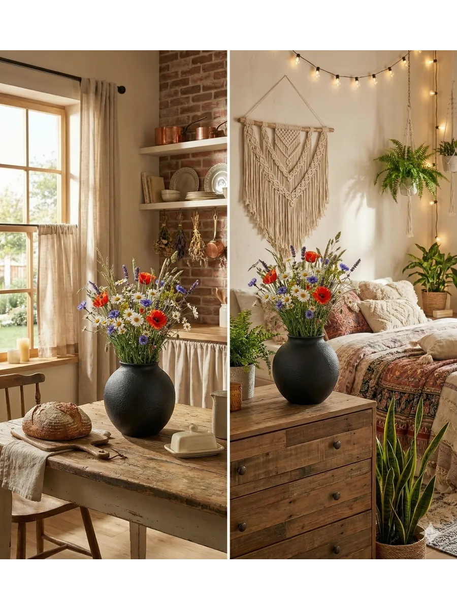 Ваза для цветов Сфера желаний Графит