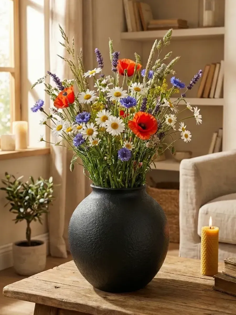 Ваза для цветов Сфера желаний Графит