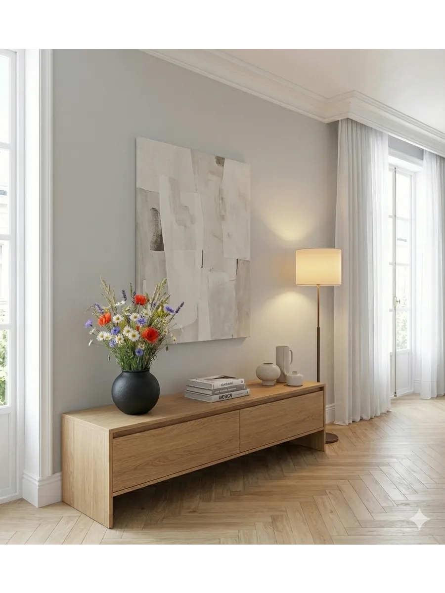 Ваза для цветов Сфера желаний Графит