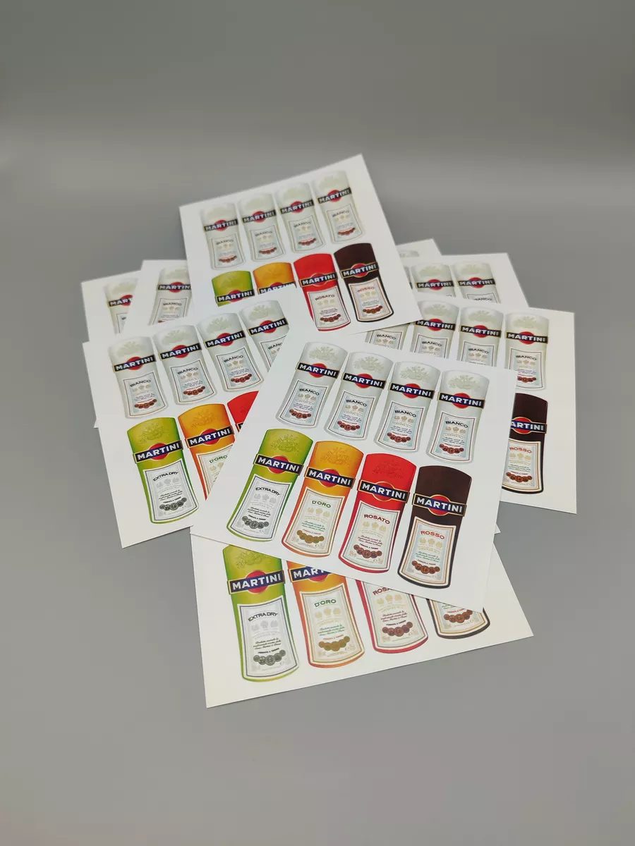 Наклейки на бутылочку №5, 80 шт.