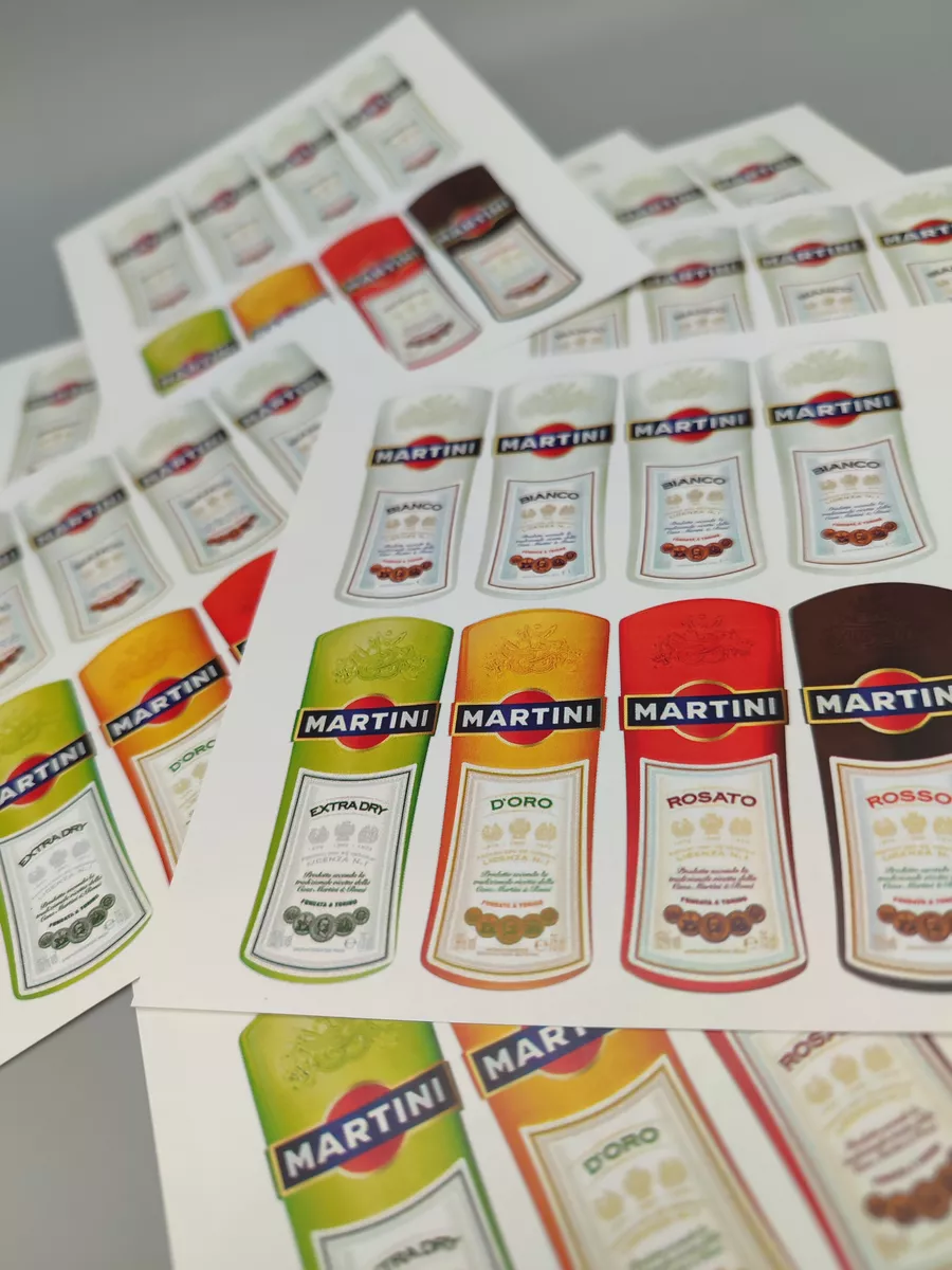 Наклейки на бутылочку №5, 80 шт.