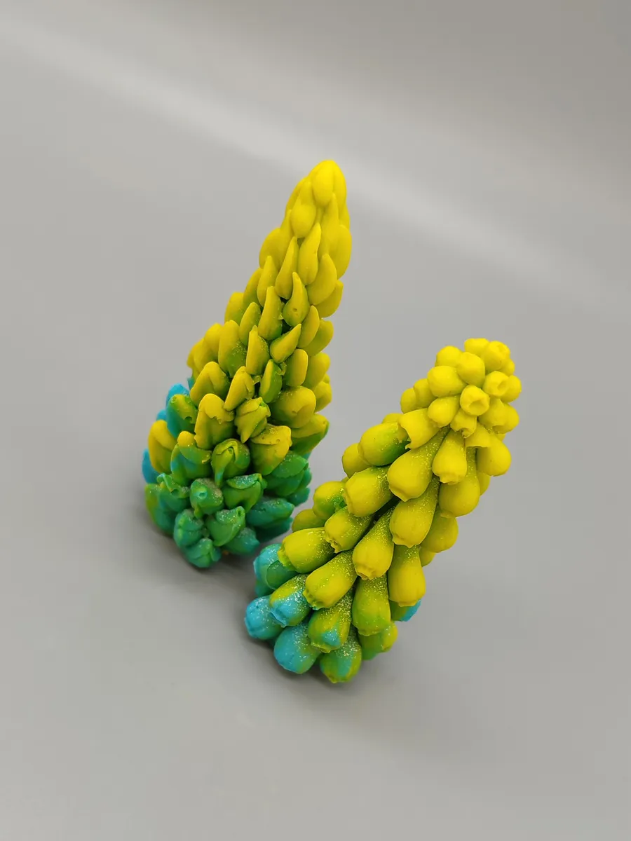 Силиконовая форма Мускари и Люпин