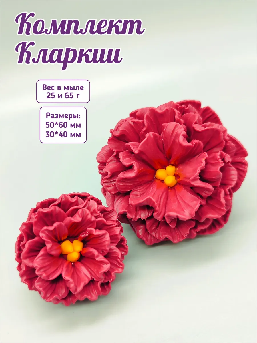 Силиконовые формы Комплект Кларкии