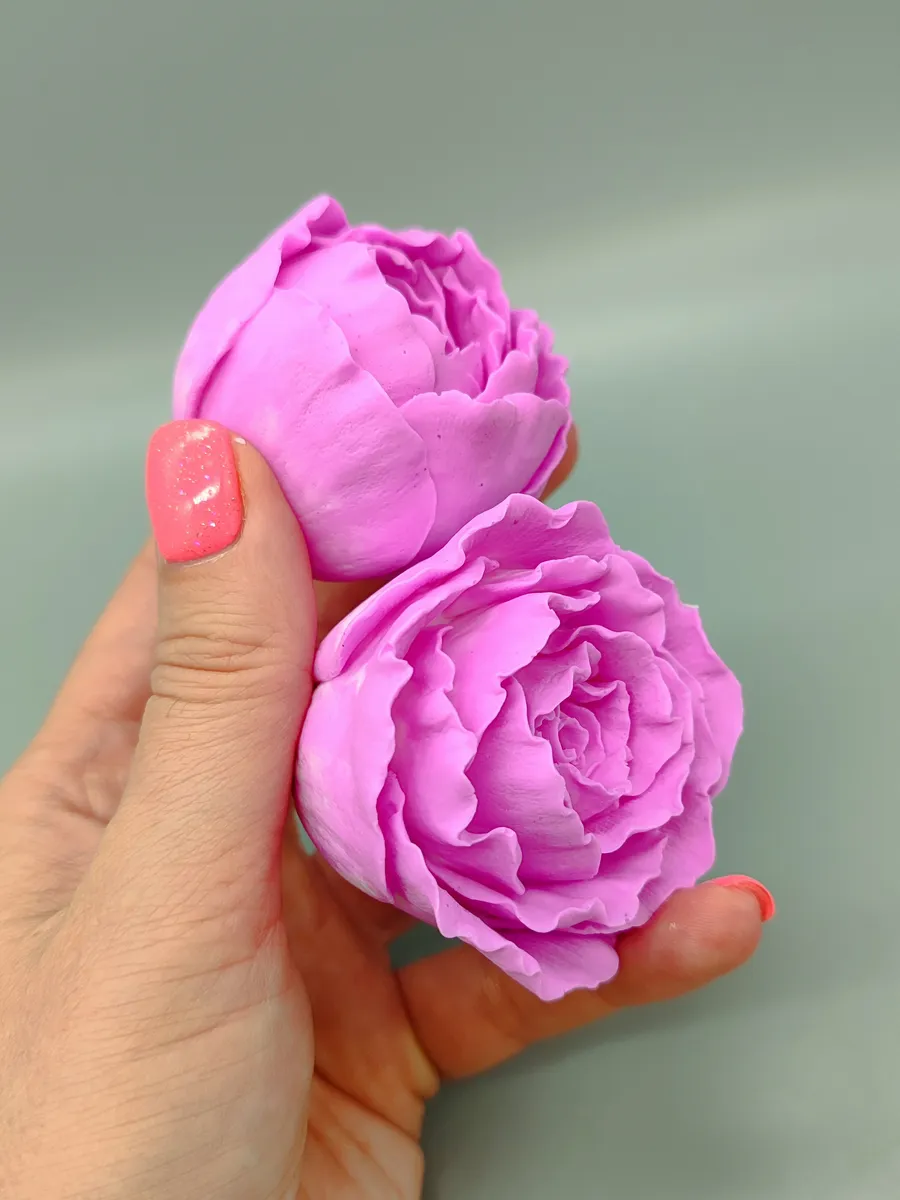 Силиконовая форма Пионы Ренуар