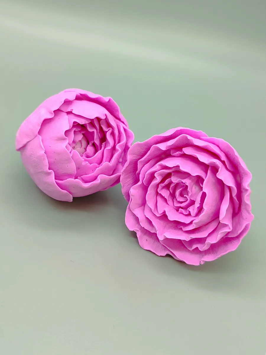 Силиконовая форма Пионы Ренуар