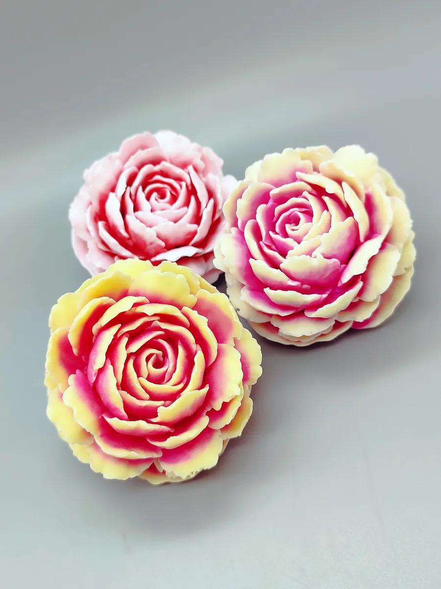 Силиконовая форма Пион Клод Моне