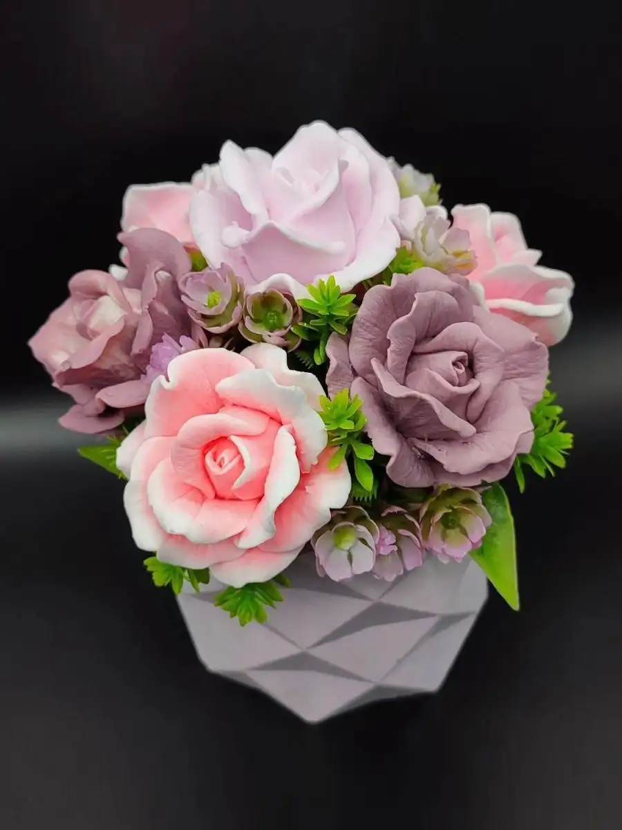 Силиконовая форма для мыла Роза Мари