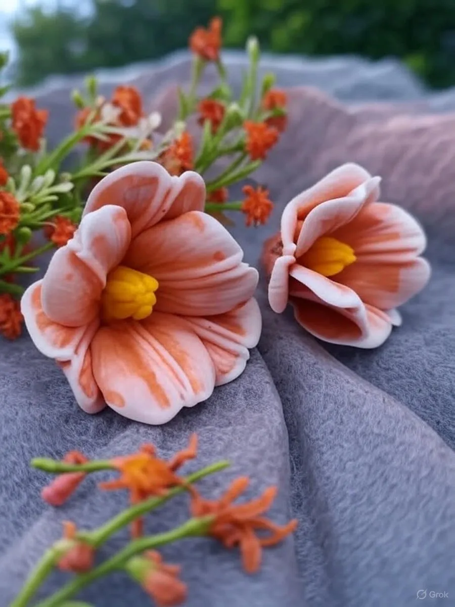 Силиконовая форма для мыла Тюльпаны раскрытые