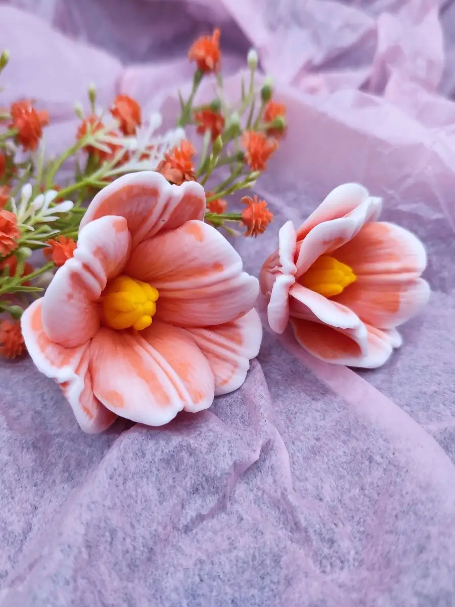 Силиконовая форма для мыла Тюльпаны раскрытые