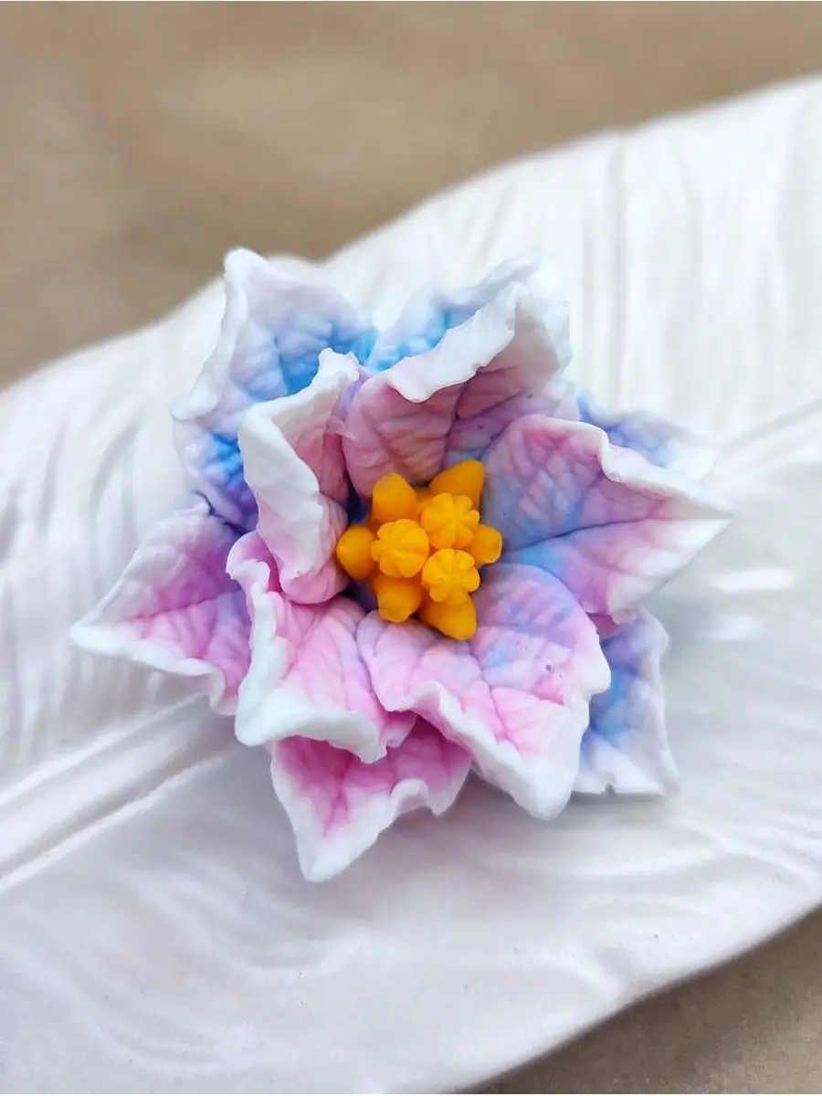 Силиконовая форма Пуансеттия