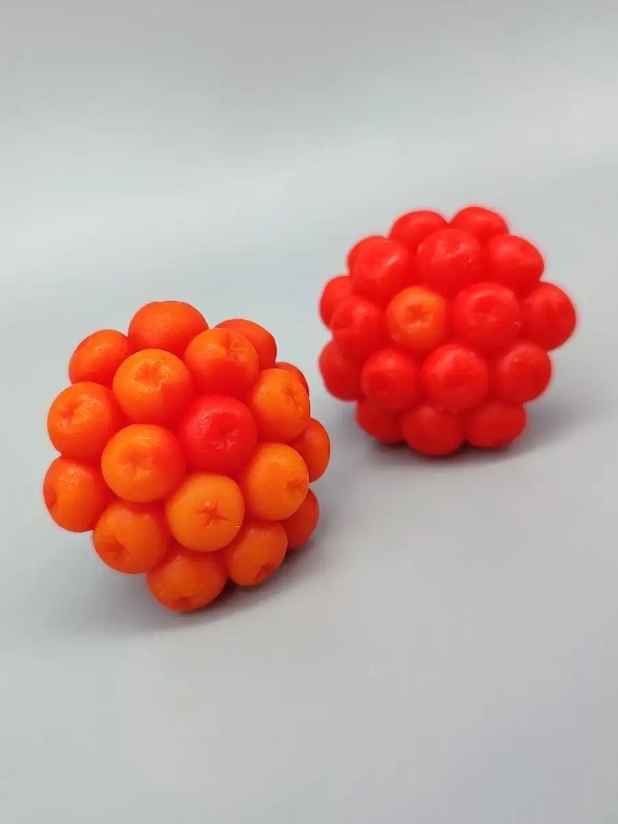 Силиконовая форма Гроздь рябины малая, 2 шт.