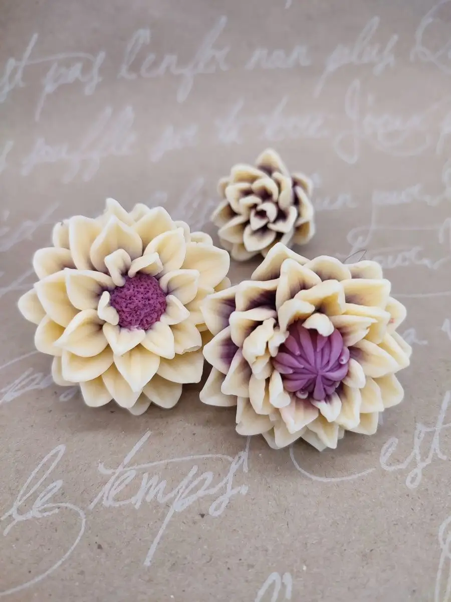 Силиконовая форма Комплект Георгины