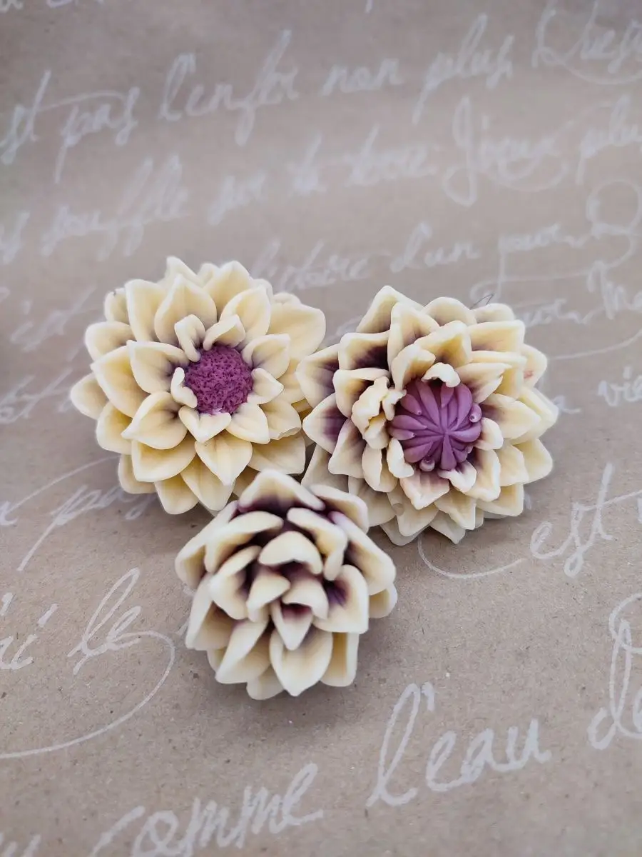 Силиконовая форма Комплект Георгины