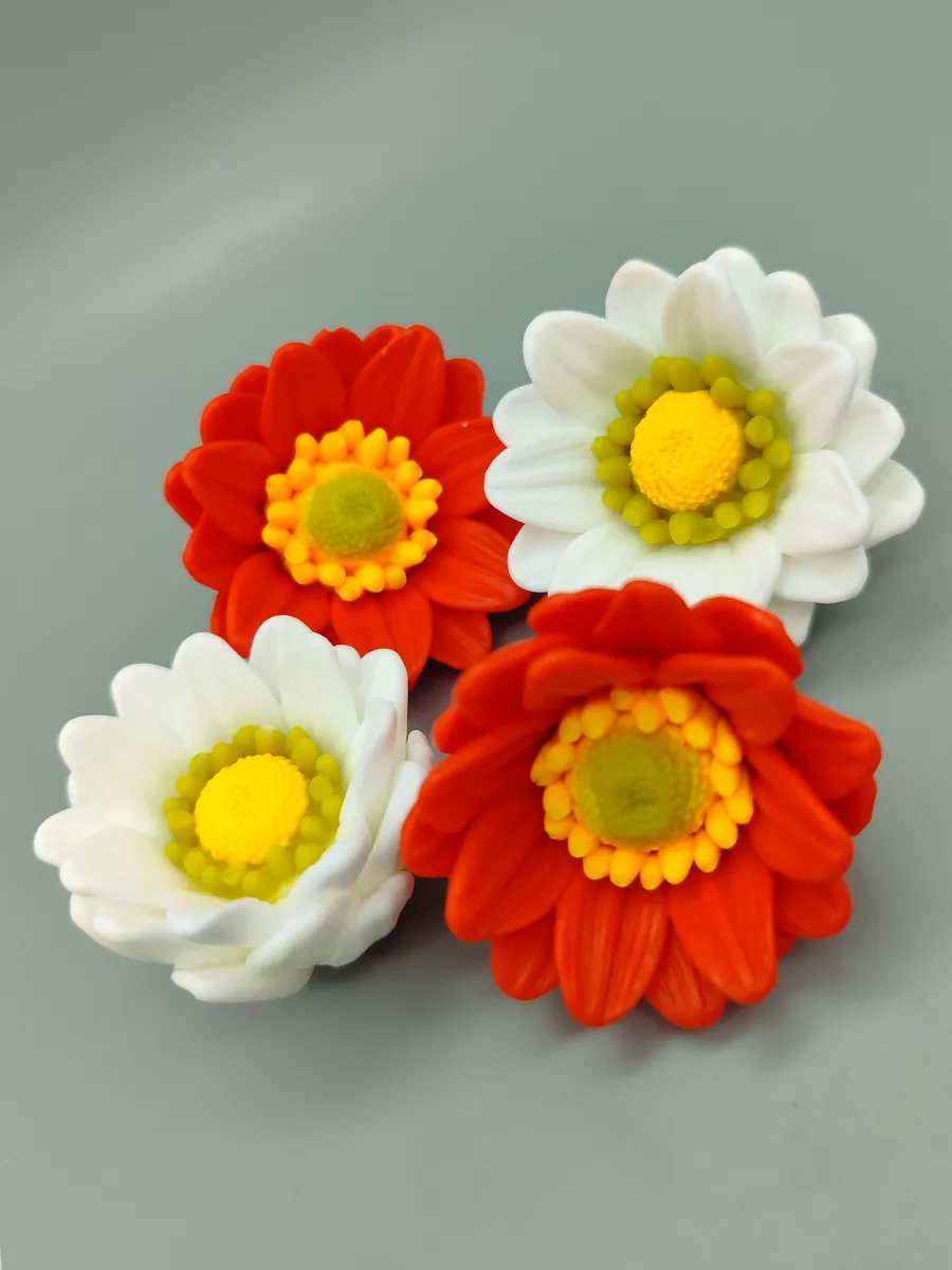 Силиконовые формы для мыла Комплект Герберы