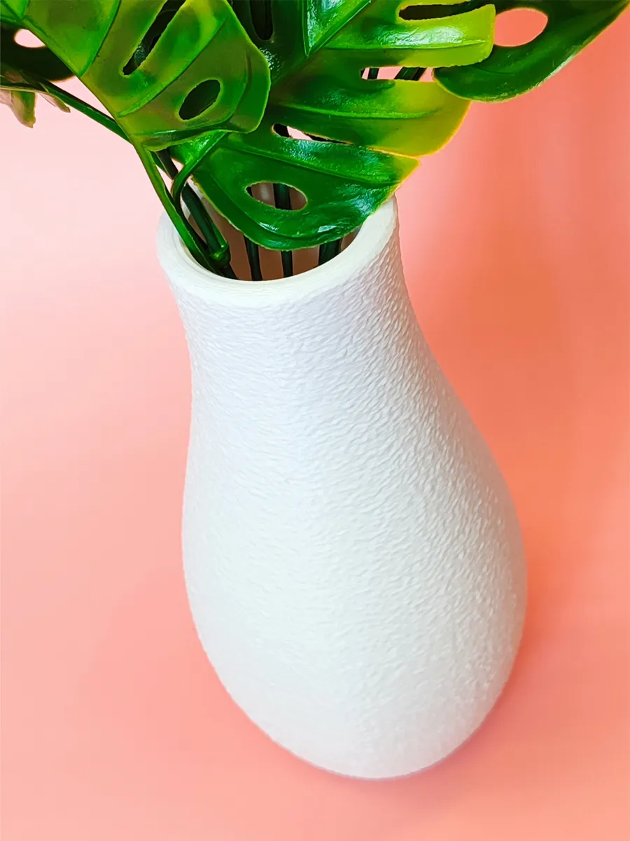 Интерьерная ваза Мармарис Белая