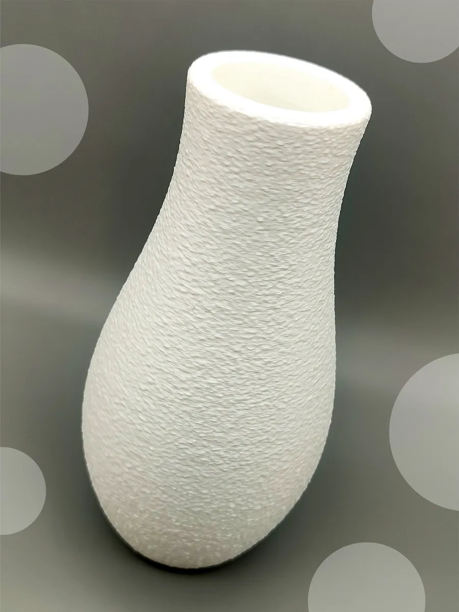 Интерьерная ваза Мармарис Белая