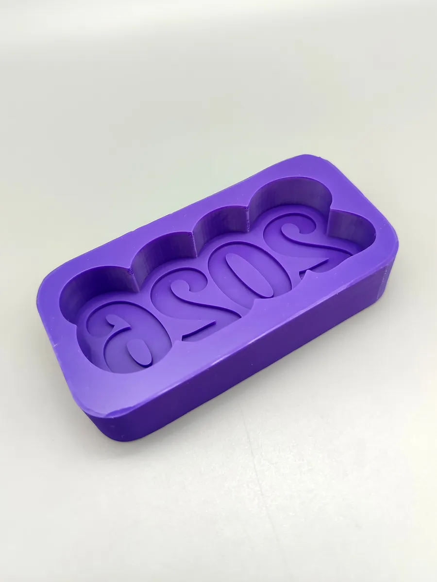 Силиконовая форма Топпер 2026 базовый