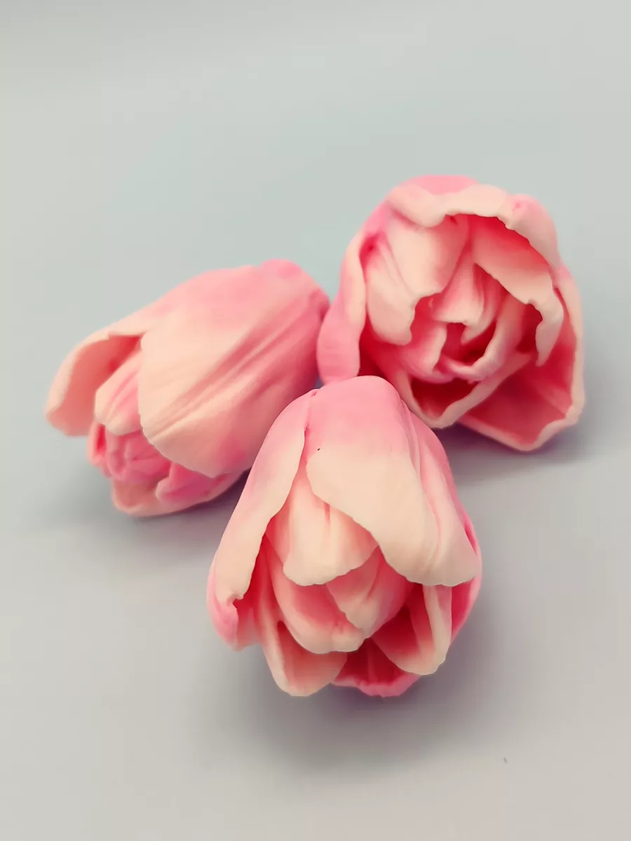 Силиконовая форма для мыла Тюльпаны Нежные