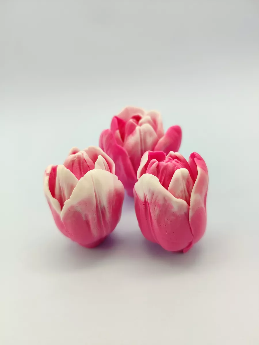 Силиконовая форма для мыла Тюльпаны Нежные