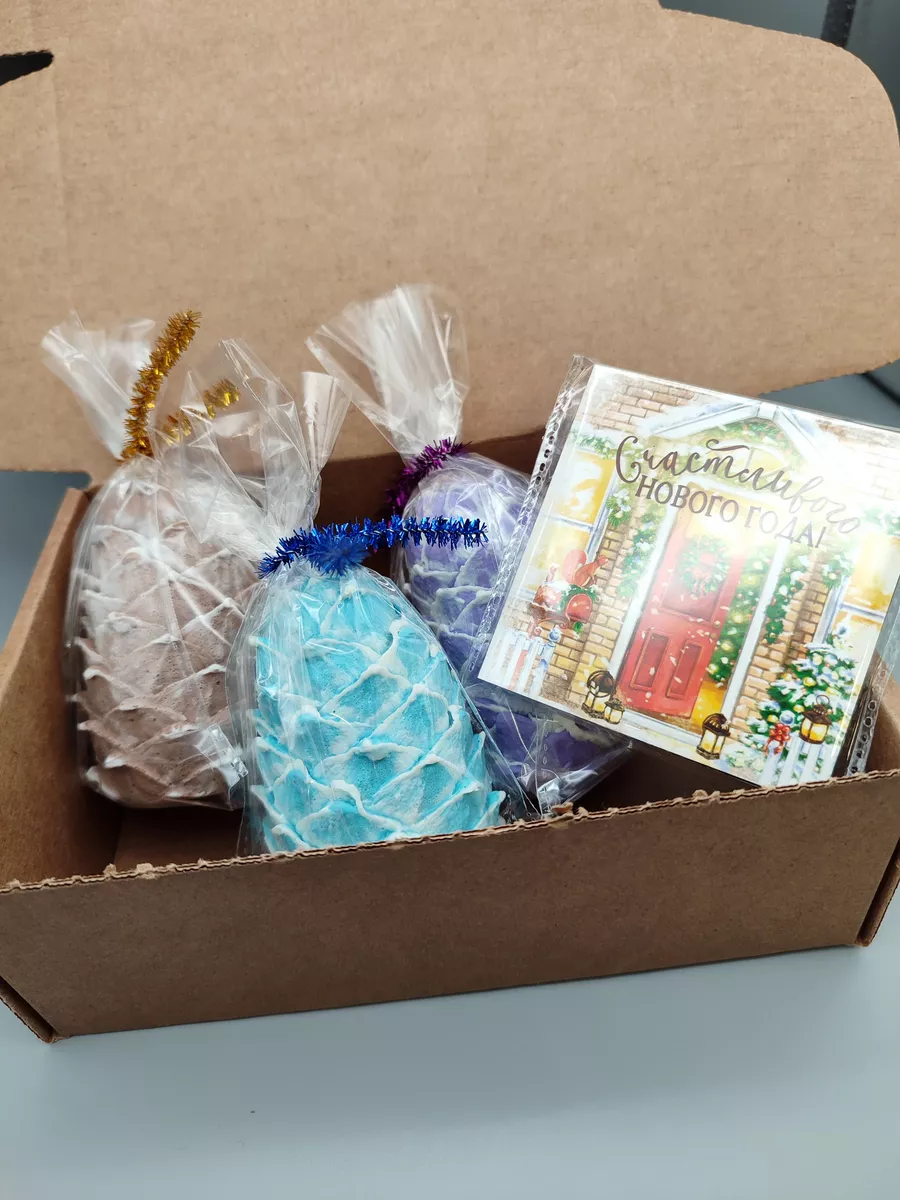 Мыло ручной работы Шишка кедровая, 3 шт.