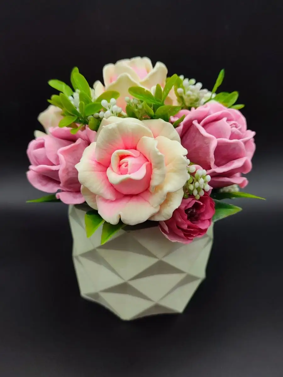 Силиконовая форма Кашпо Геометрия