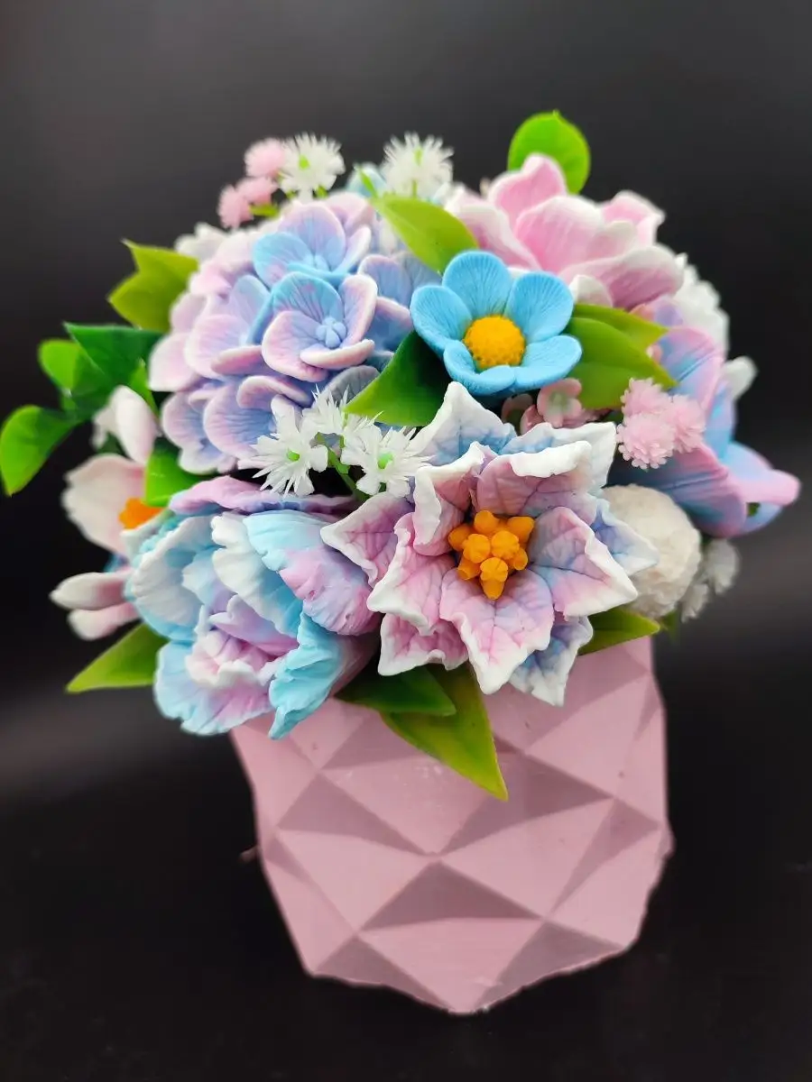 Силиконовая форма Кашпо Геометрия