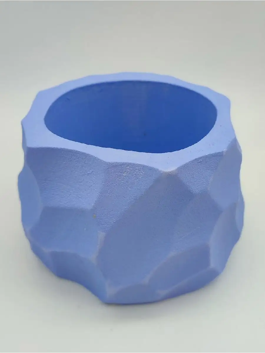 Силиконовая форма Кашпо Лед и Камень