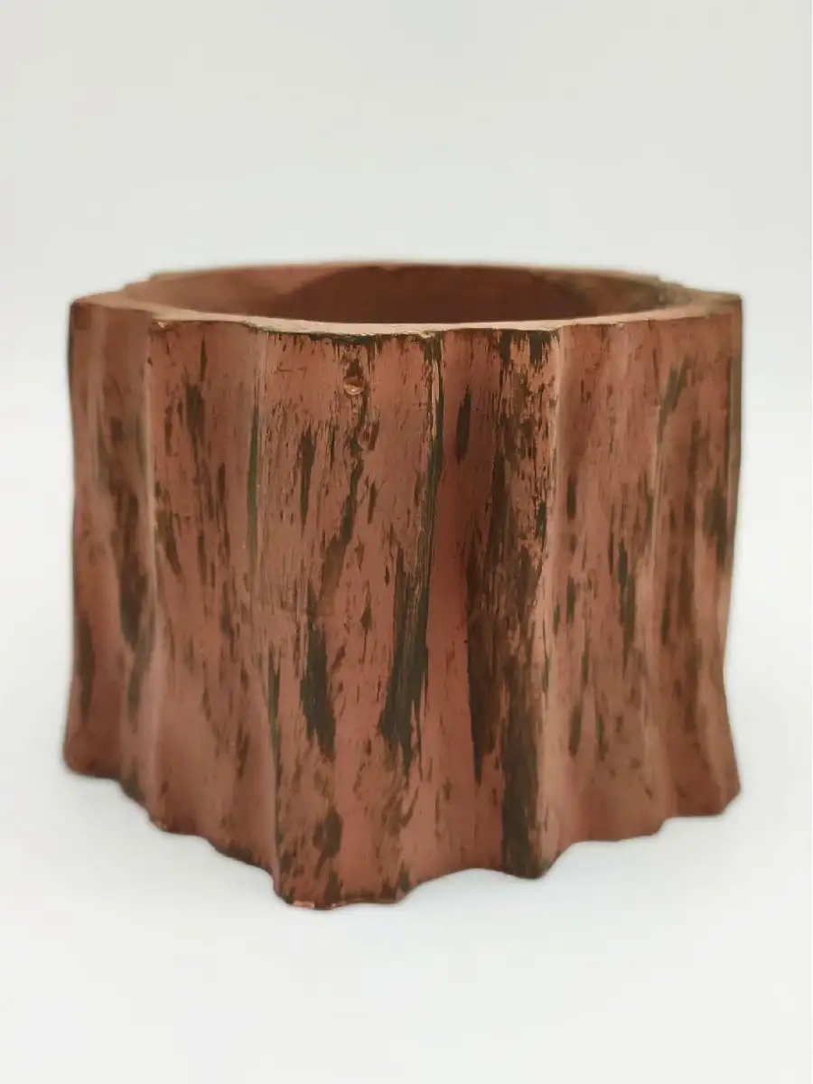 Силиконовая форма Кашпо Пень