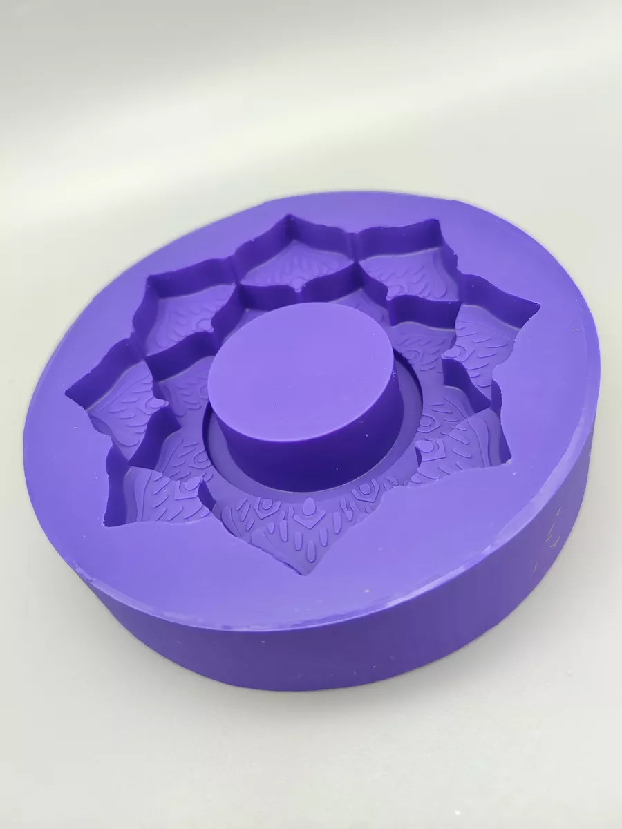 Силиконовая форма Подсвечник Лотос