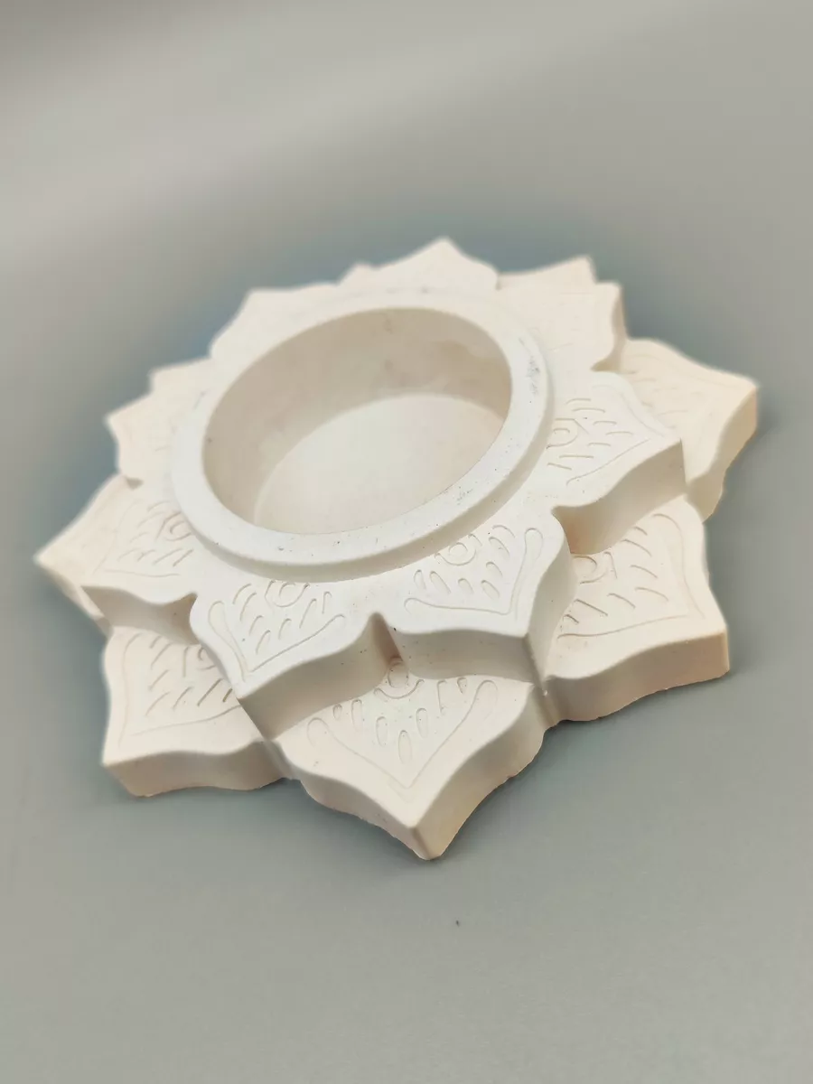 Силиконовая форма Подсвечник Лотос