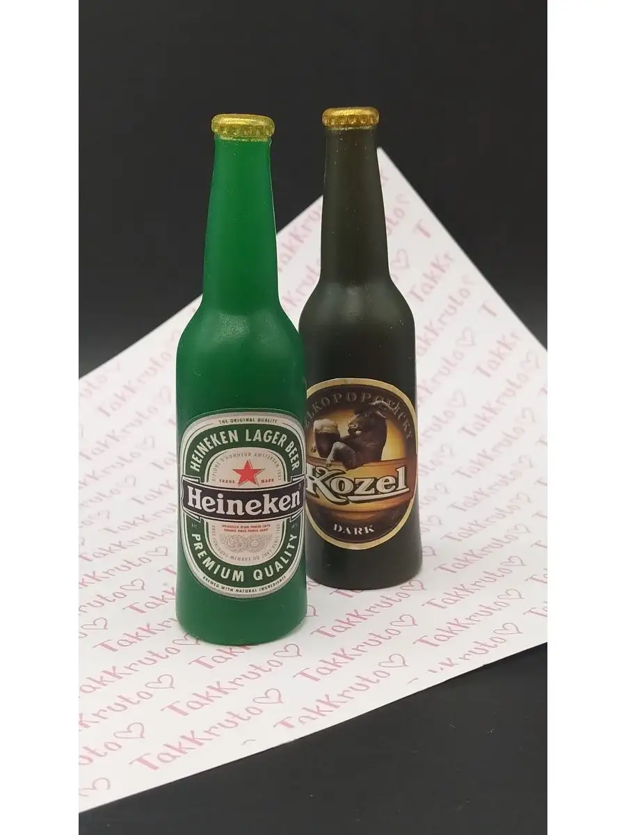 Силиконовая форма Бутылочка №2 (Пиво)