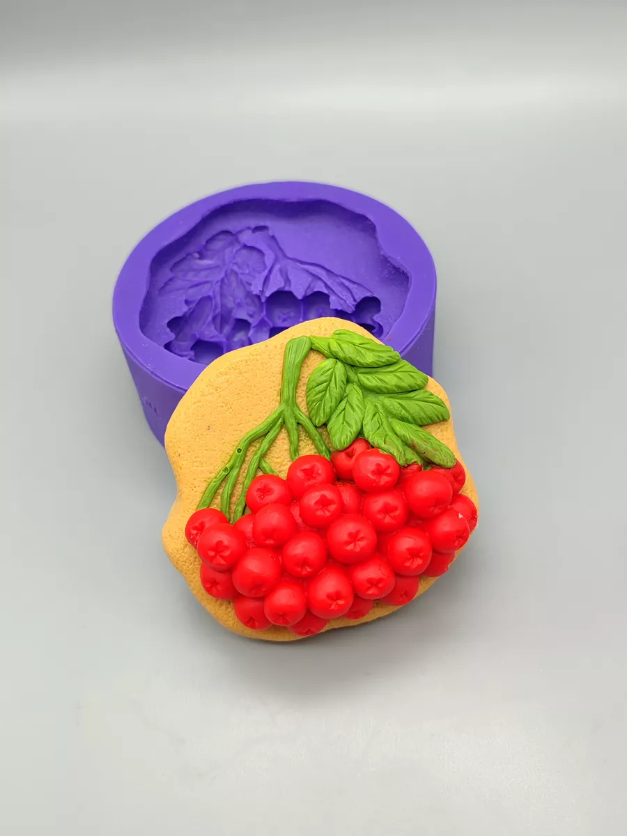 Силиконовая форма 1 Сентября Гроздь рябины 2d