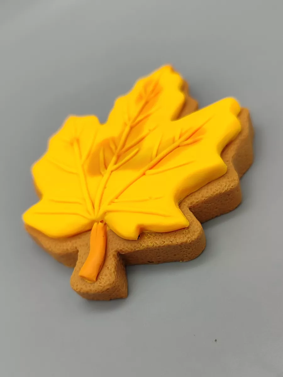 Силиконовая форма 1 Сентября Кленовый лист 2d