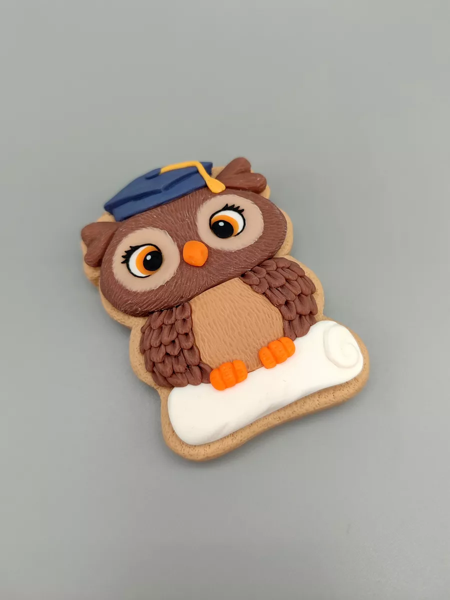 Силиконовая форма 1 Сентября Сова 2d