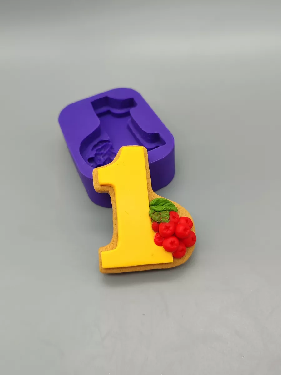 Силиконовая форма 1 сентября Единичка 2d