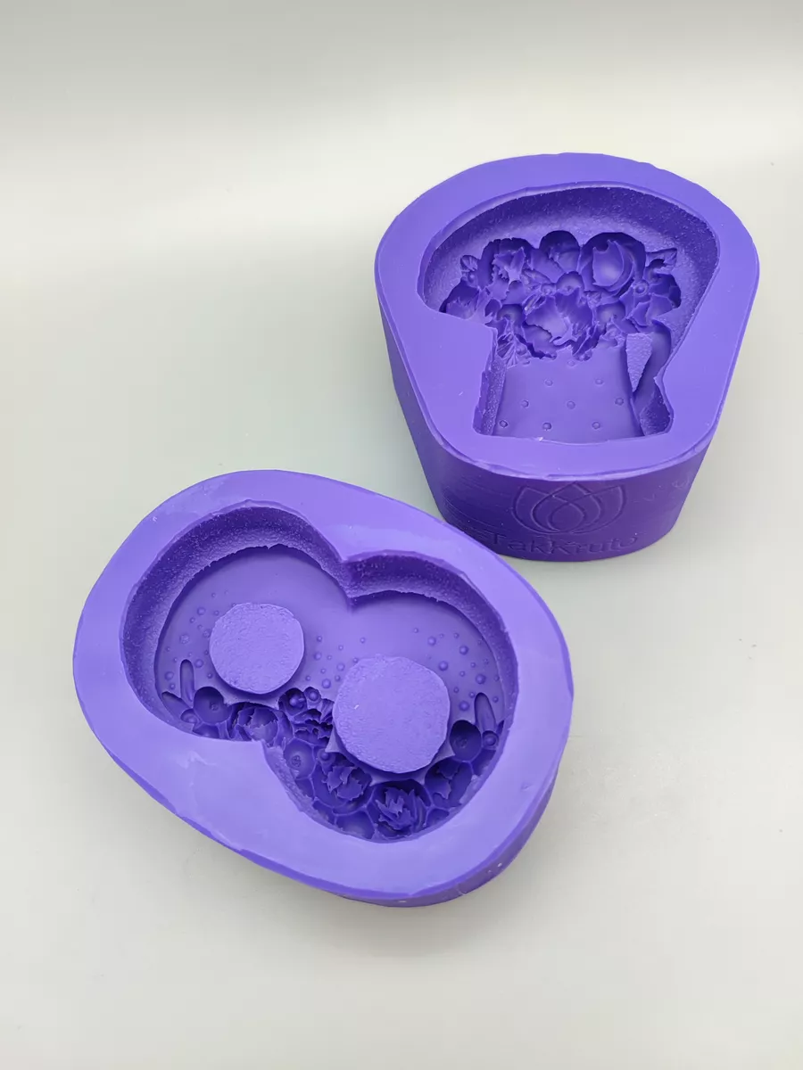Силиконовые формы 8 Марта и Кувшин с пионами 2d