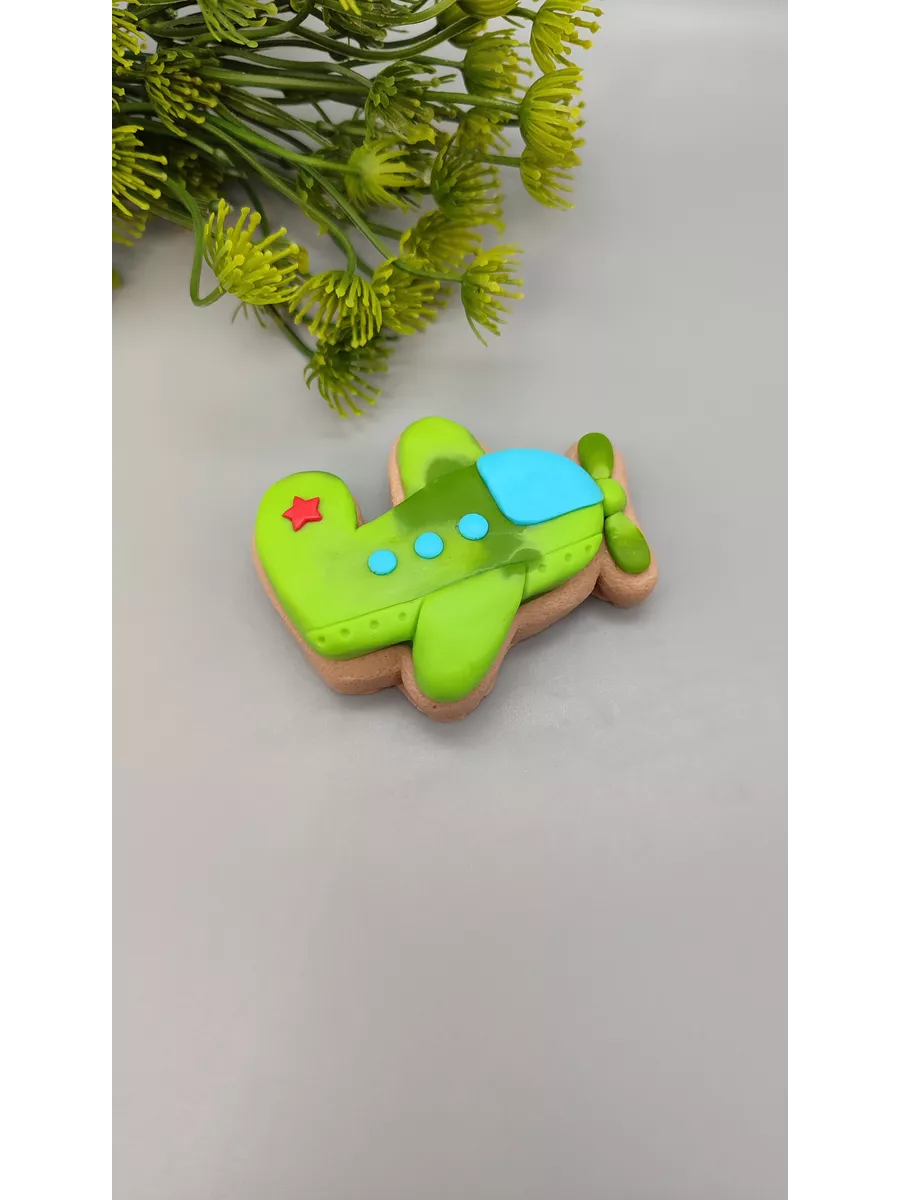 Силиконовая форма 23 февраля - Самолётик 2d