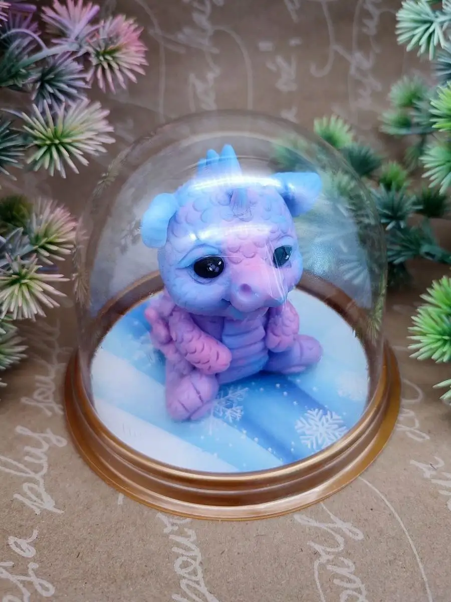 Силиконовая форма для мыла Дракончик Рома