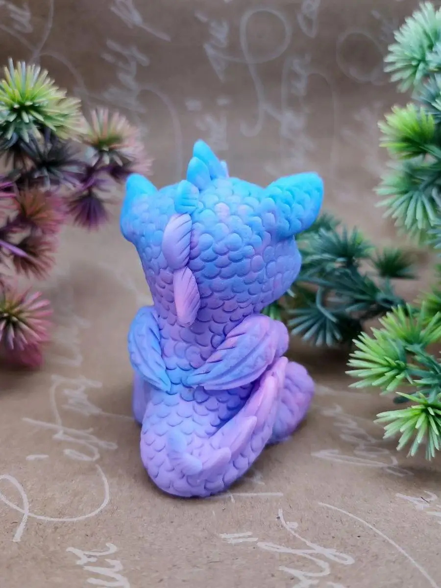 Силиконовая форма для мыла Дракончик Рома