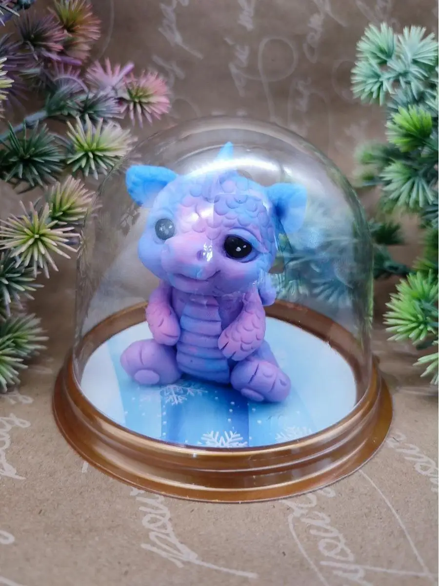 Силиконовая форма для мыла Дракончик Рома