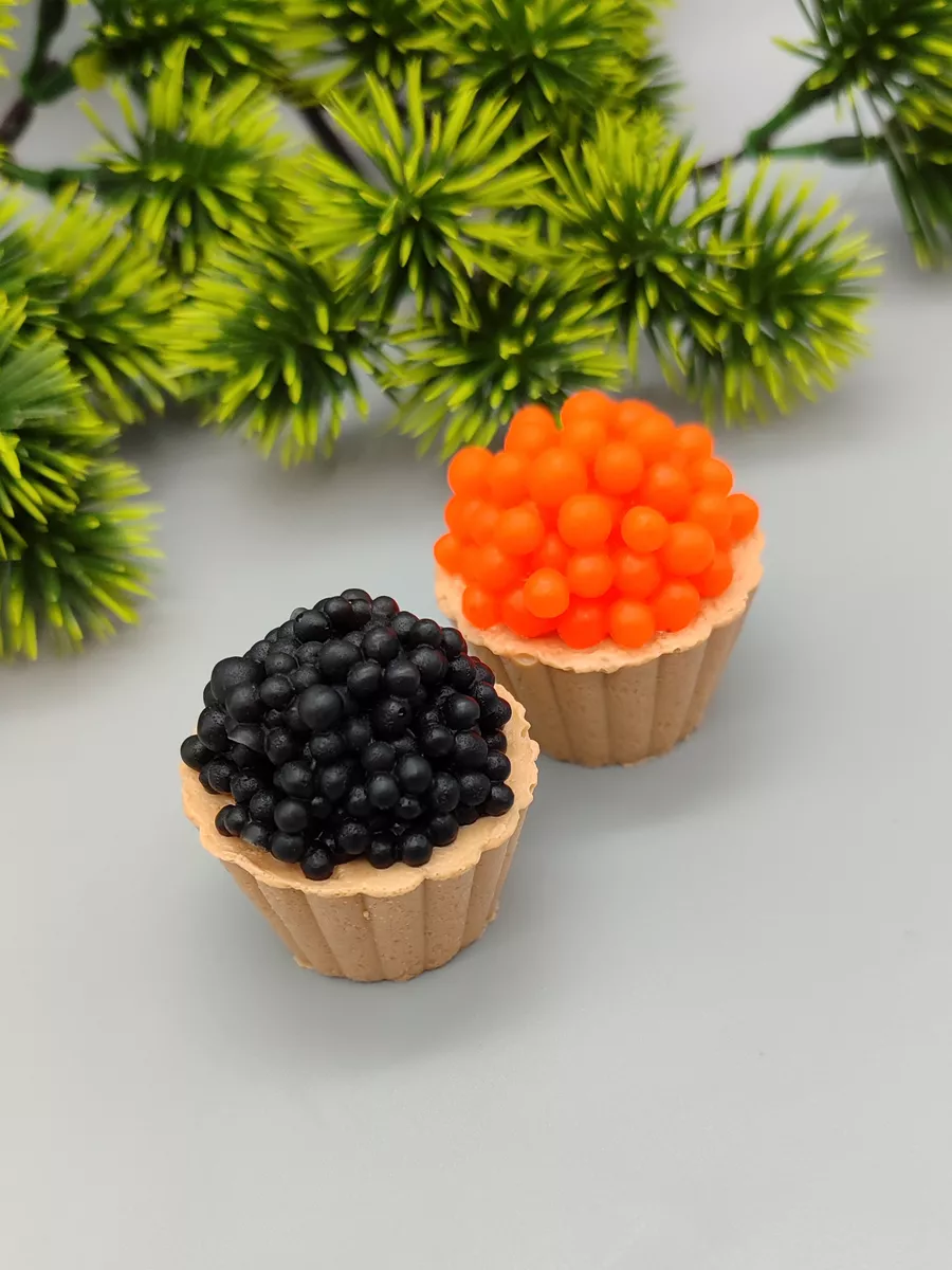 Силиконовая форма для мыла Мини тарталетки с икрой