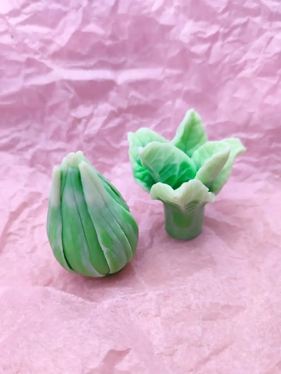 Форма силиконовая Бутон и Листочки